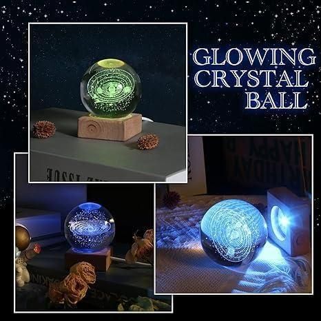 Moonlight Crystal Ball Night Lamp – Illuminate Your Space with Magic ✨